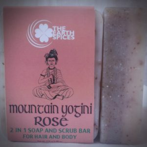 Mountain Yogini Rose Soap and Scrub Bar
