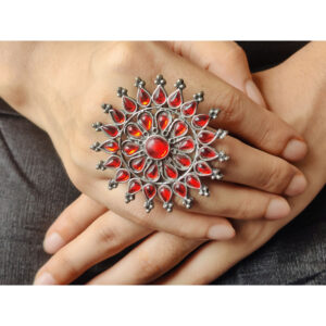 red attractive ring